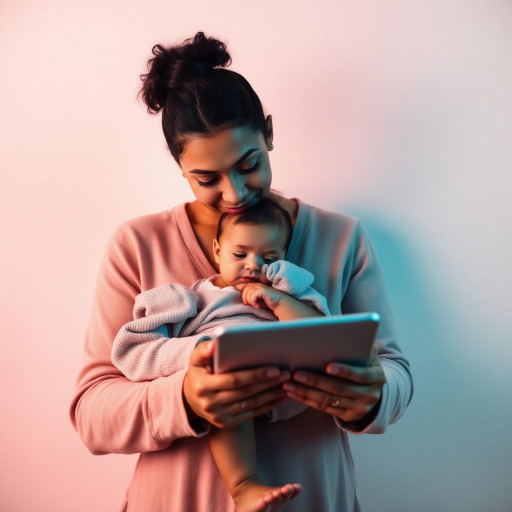 Madres jóvenes y cuidadoras